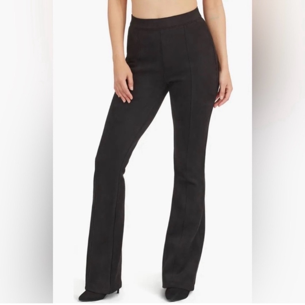 SPANX Faux Suede Flare Pants